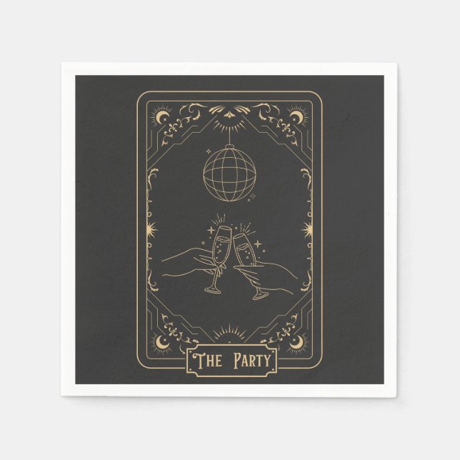 Tarot Esoteric Fortune Napkin (Front)