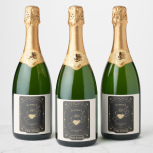 Tarot Esoteric Fortune Sparkling Wine Label
