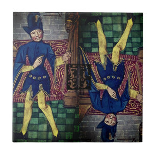 Tarot Fool Major Arcana Upside Down Initial T Tile