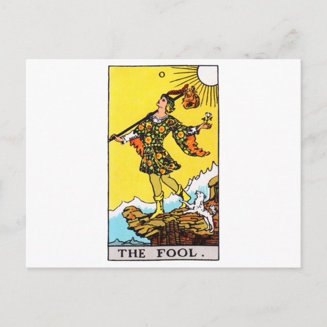 tarot-fool postcard (Front)