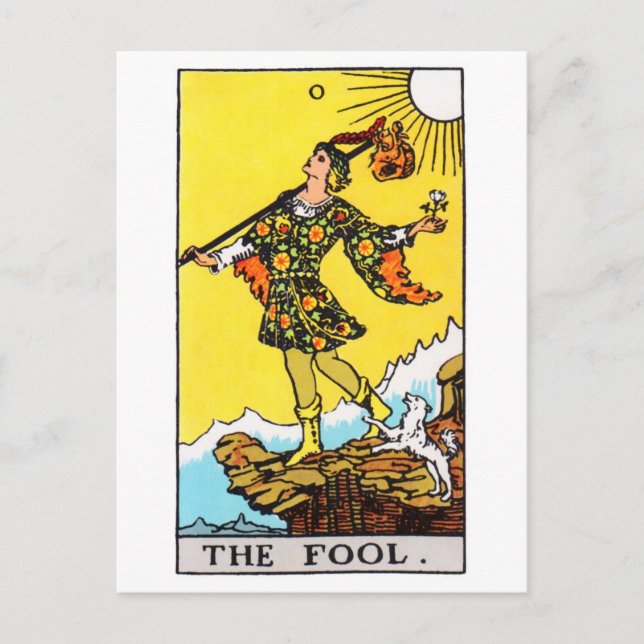 tarot-fool postcard (Front)
