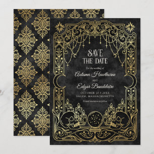 Tarot Halloween Gothic Wedding Save The Date
