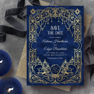 Tarot Halloween Gothic Wedding Save The Date