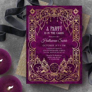 Tarot Halloween Party Invitation