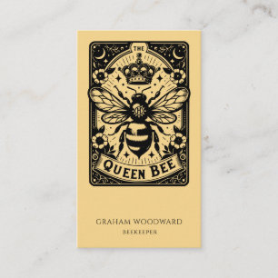 Tarot Honey Bee Apiary Beekeeper Honey Products  Business Card