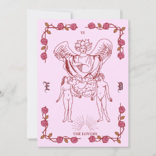 Tarot Inspired Wedding Invitation 