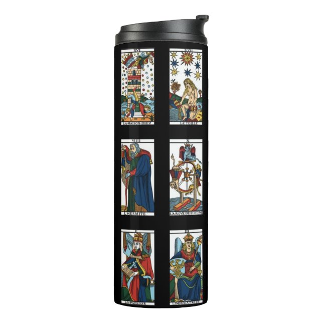 Tarot Major Arcana Thermal Tumbler (Rotated Left)