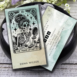 Tarot Makeup Artist Watercolor Business Card