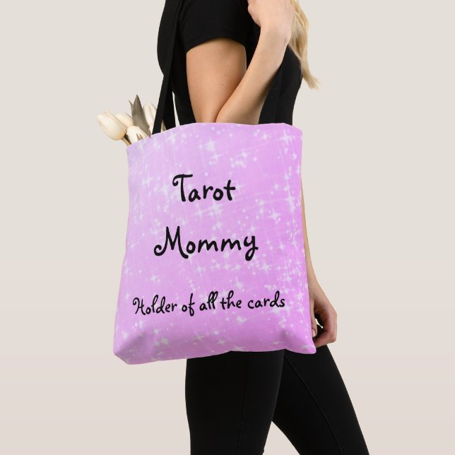 Tarot Mummy design Tote Bag (Close Up)