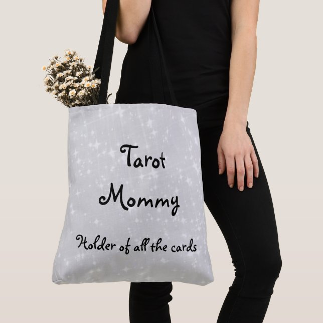 Tarot Mummy design Tote Bag (Close Up)