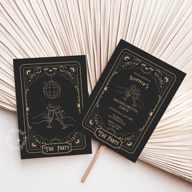 Tarot Mystic Bachelorette Party Invitation (Creator Uploaded)