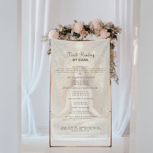 Tarot Mystic Woman Eye Moon Gold  Banner