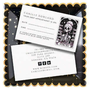 Tarot Nail Technician Appointment Cards