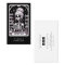 Tarot Nail Technician Black White Business Card