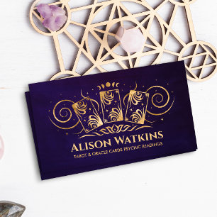 Tarot / Oracle cards golden ornament