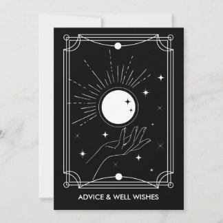 Tarot Predictions & Advice Bridal Shower Card 