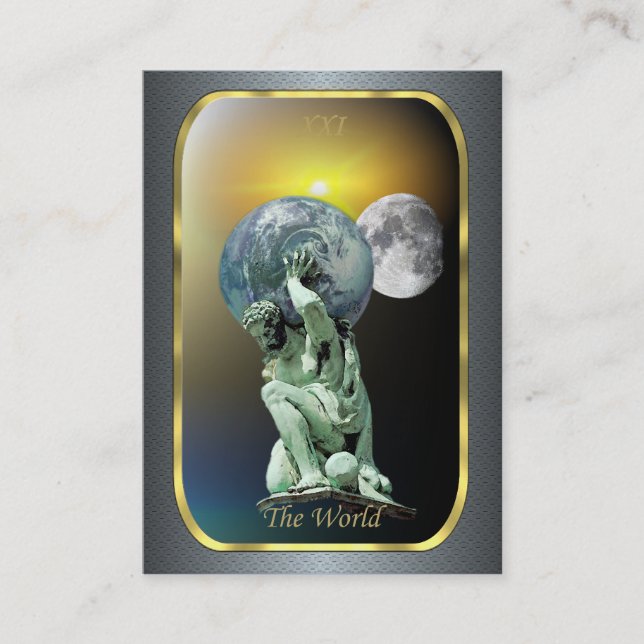 Tarot Profile Cards - The World (Front)