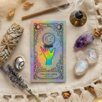 Tarot Reader | Holographic Celestial Tarot Reader 