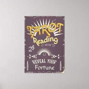 Tarot Reader vintage print