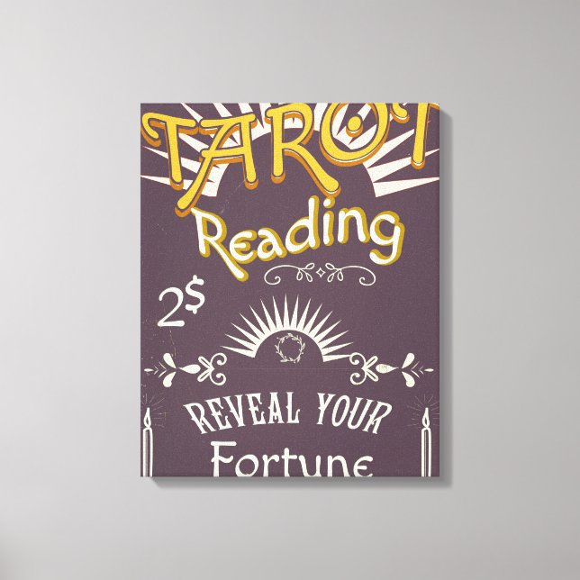 Tarot Reader vintage print (Front)