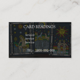 TAROT READING EDITABLE CARD