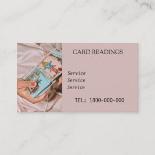 TAROT READING EDITABLE CARD