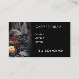 TAROT READING EDITABLE CARD