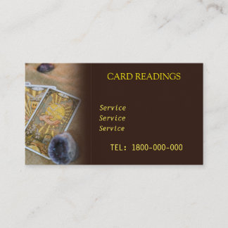 TAROT READING EDITABLE CARD