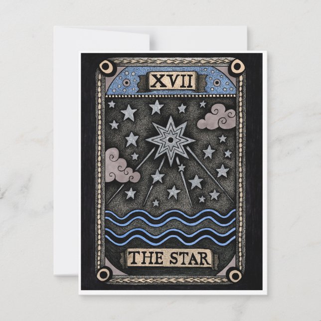 Tarot Series- The Star Holiday Card (Front)