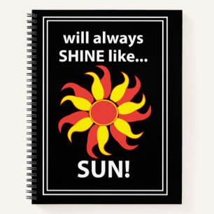 Tarot Sun Mystical Tarot Notebook