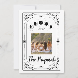 Tarot Template Custom Photo Bridesmaid Maid Honour