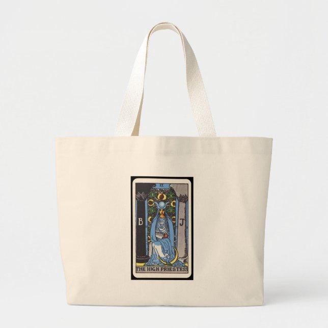 Tarot: The High Priestess Large Tote Bag (Front)