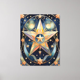 tarot - the star canvas print