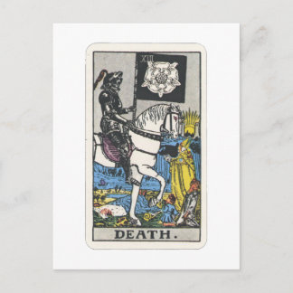 Tarot Tod Death Postcard