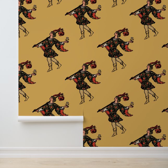 Tarot Wallpaper - The Fool Card - Yellow (Application)