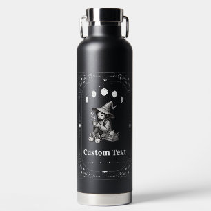 Tarot Whimsical Witchy Zodiac Celestial Moon Magic Water Bottle
