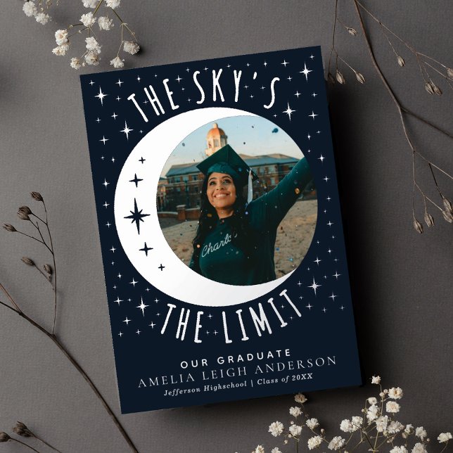 Tarot Witchy Graduation Photo Announcement Card (Creator Uploaded)