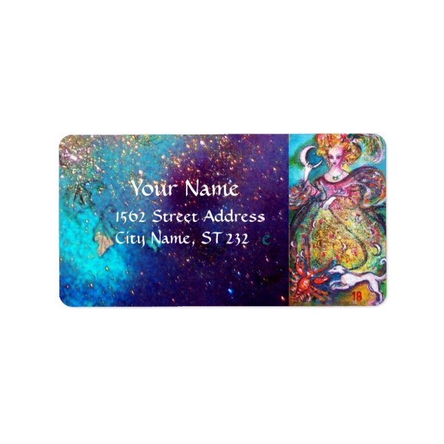 TAROTS OF THE LOST SHADOWS / MOON LADY IN BLUE LABEL (Front)