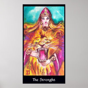 TAROTS OF THE LOST SHADOWS /Strength / Fortitude Poster