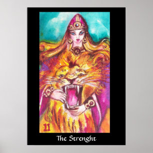 TAROTS OF THE LOST SHADOWS /Strength / Fortitude Poster