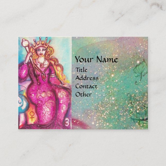 TAROTS OF THE LOST SHADOWS / THE EMPRESS BUSINESS CARD (Front)