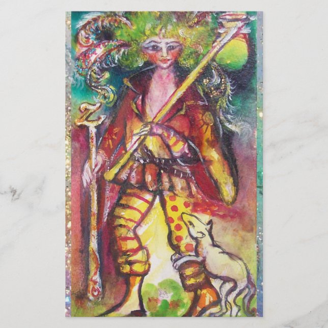 TAROTS OF THE LOST SHADOWS /THE FOOL STATIONERY (Front)