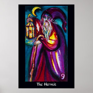 TAROTS OF THE LOST SHADOWS /THE HERMIT POSTER