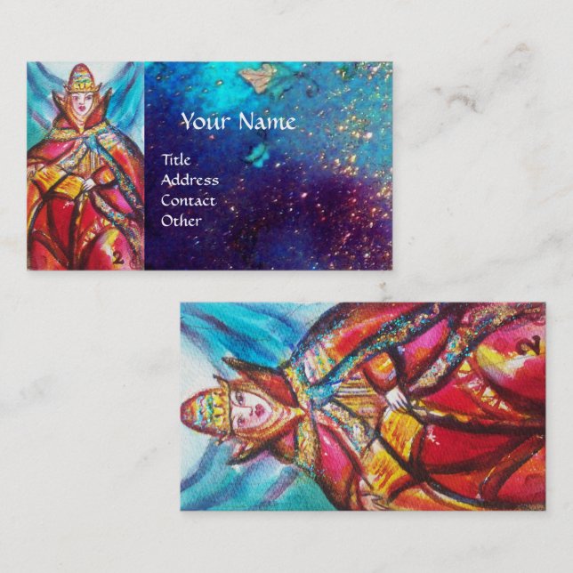 TAROTS OF THE LOST SHADOWS / THE HIGH PRIESTESS BUSINESS CARD (Front/Back)