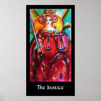 TAROTS OF THE LOST SHADOWS /THE JUSTICE POSTER
