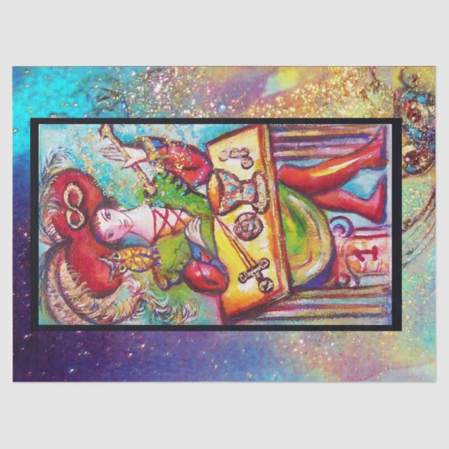 TAROTS OF THE LOST SHADOWS /THE MAGICIAN  TISSUE PAPER (Front)