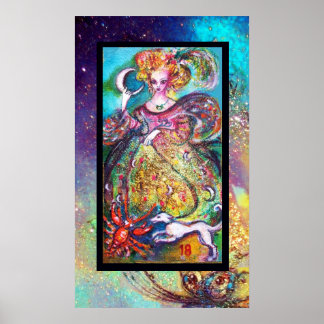 TAROTS OF THE LOST SHADOWS /THE MOON LADY POSTER