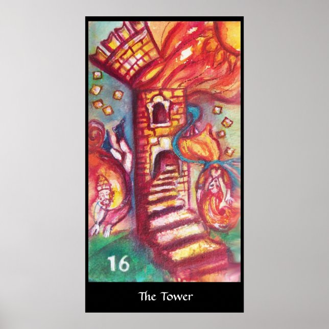 TAROTS OF THE LOST SHADOWS The Tower Poster (Front)