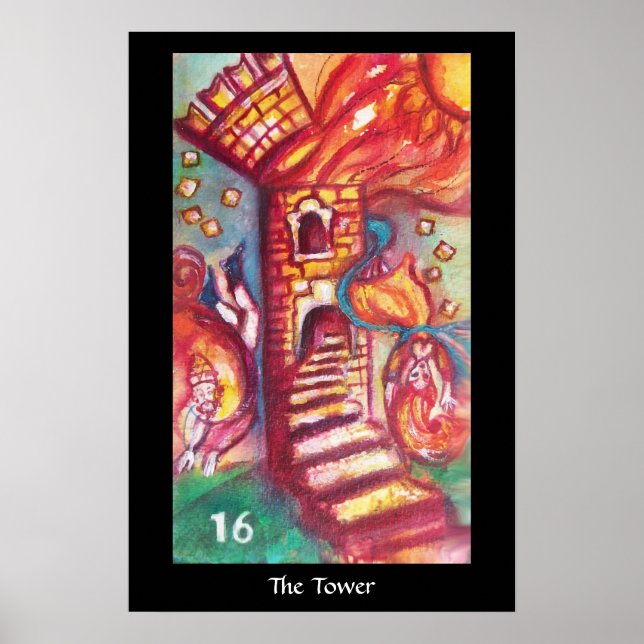TAROTS OF THE LOST SHADOWS The Tower Poster (Front)