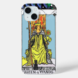 TAROTS/ QUEEN OF WANDS iPhone 15 CASE